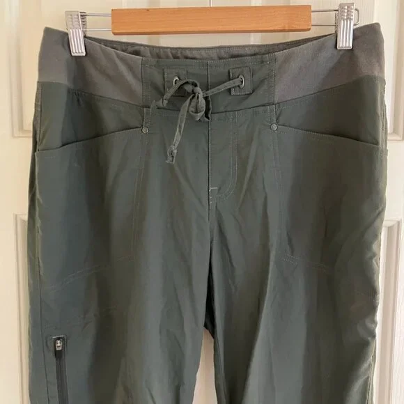 Royal Robbins Pants, Sz. M, Olive Green, pockets, adjustable length - Picture 11 of 16